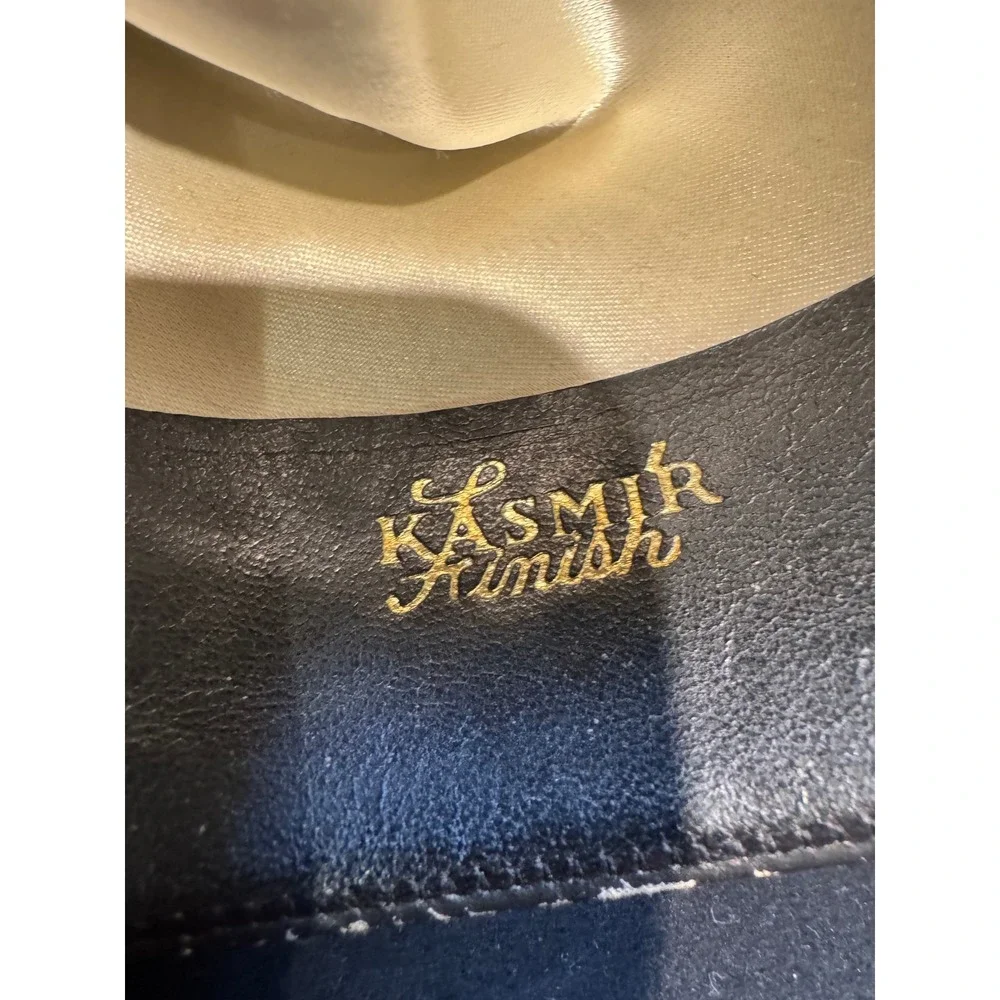 Vintage Champ Wool Felt Fedora Hat Black Mens‎ Size 7 1/8 Classic Dress USA